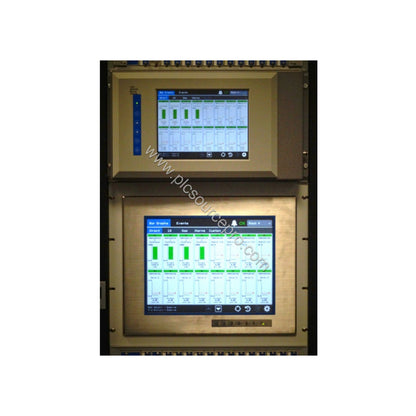 Figure 1: Front view of the Bently Nevada 3500/94M-02-00-02 VGA Display Module showing its 10-inch screen and rack-mount desi