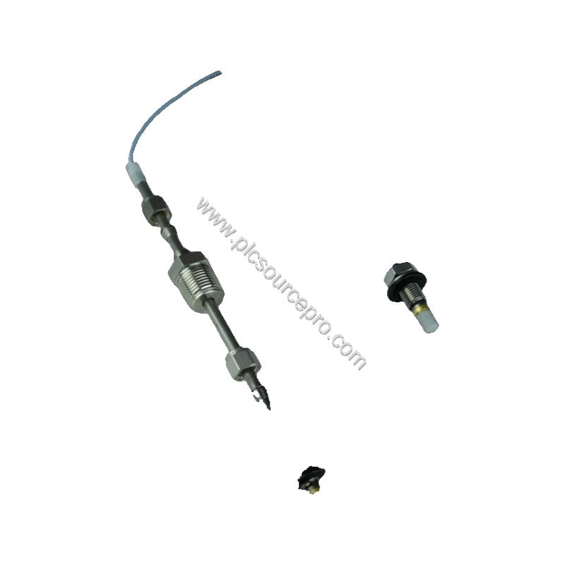 Figure 2: Close-up of the Bently Nevada 146054-08-05-00-00 showing the 3/8-24 thread and coaxial cable connection.