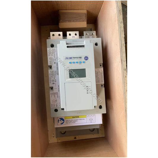 Figure 1: Front view of the Allen-Bradley 150-F251NBRD SMC Flex Smart Motor Controller showing its open-type enclosure, displ