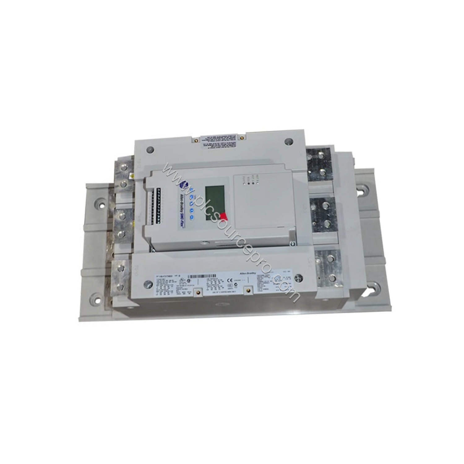 Figure 2: Close-up of the Allen-Bradley 150-F317NBD control terminal area, highlighting the programmable contacts and DPI com