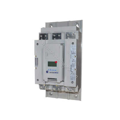 Figure 1: Front view of the Allen-Bradley 150-F317NBD SMC Flex Smart Motor Controller showing its open enclosure and integral