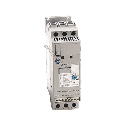 Figure 1: Front view of the Allen-Bradley 150-F625JBA solid-state controller showing its IP54 enclosure and user interface wi