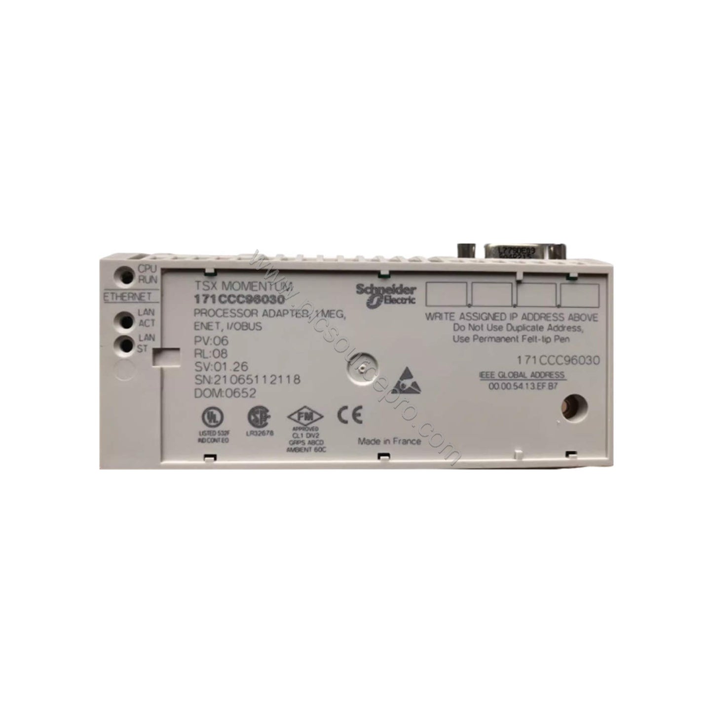 Schneider 171CCC96030C M1/M1E processor adaptor