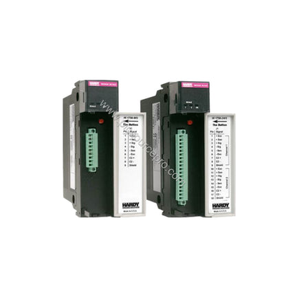 Figure 1: Front view of the Allen-Bradley 1756-PAR2 redundant power supply kit showing two 1756-PA75R power supplies and the 