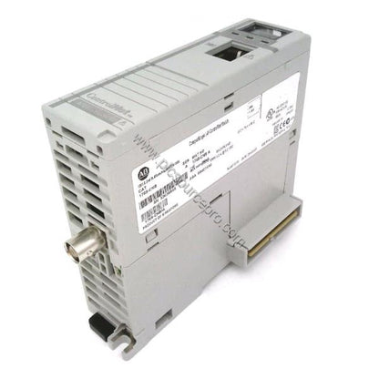 Figure 1: Front view of the Allen-Bradley 1768-L45S CompactGuardLogix controller showing its compact industrial enclosure and
