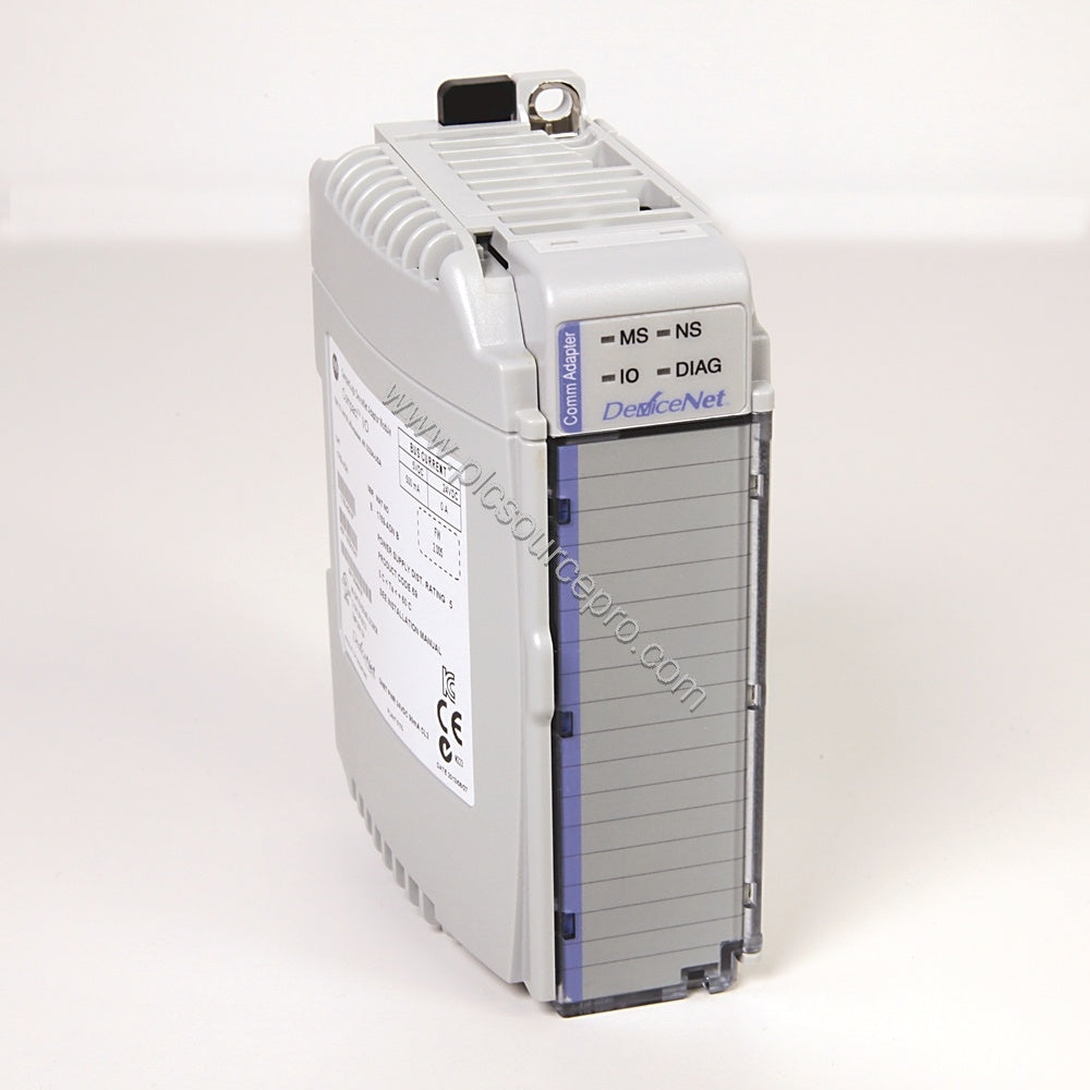 Figure 1: Front view of the Allen-Bradley 1769-IQ16F high-speed DC input module showing its compact industrial enclosure and 