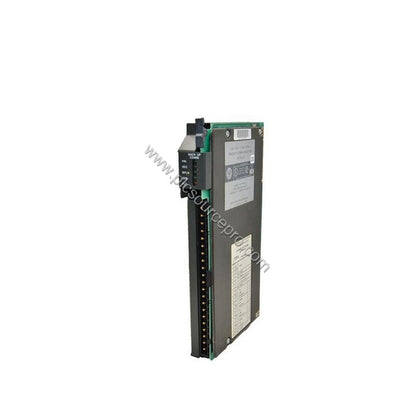 Figure 2: Close-up of the Allen-Bradley 1785-L40C15 communication ports highlighting dual ControlNet, DH+, RIO, and serial co