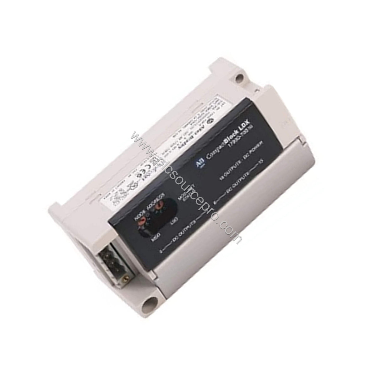 Figure 2: Rear view of the Allen-Bradley 1790-8BV8VX module highlighting the 37-pin D-shell connector used for field wiring a