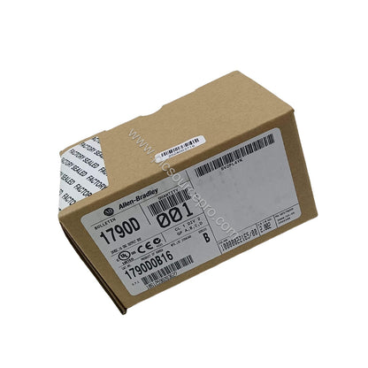 Figure 2: Close-up of the Allen-Bradley 1790D-N4C0 analog input module highlighting the 37-pin D-shell connector and wiring t