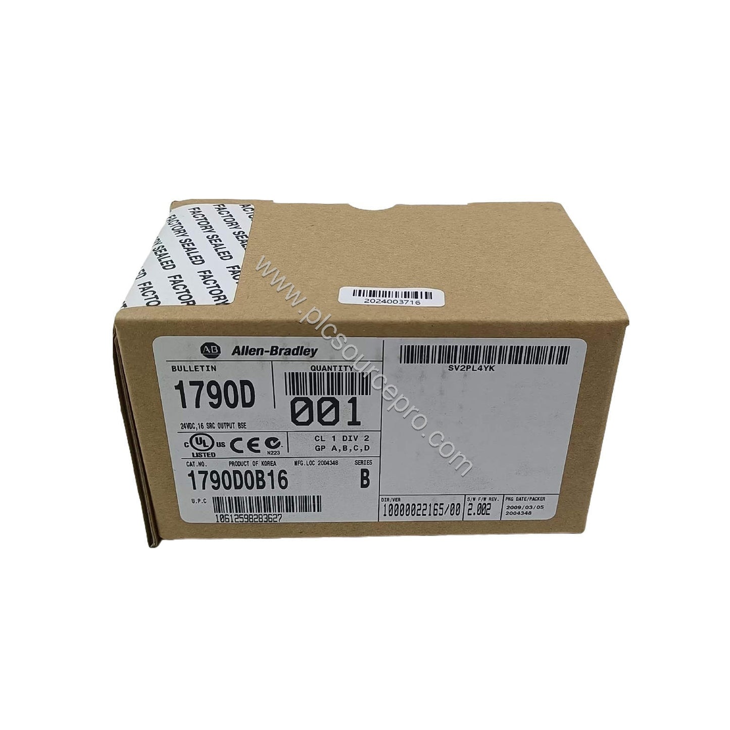 Figure 1: Front view of the Allen-Bradley 1790D-T0B32 Industrial Automation Module showing its compact enclosure and row of g