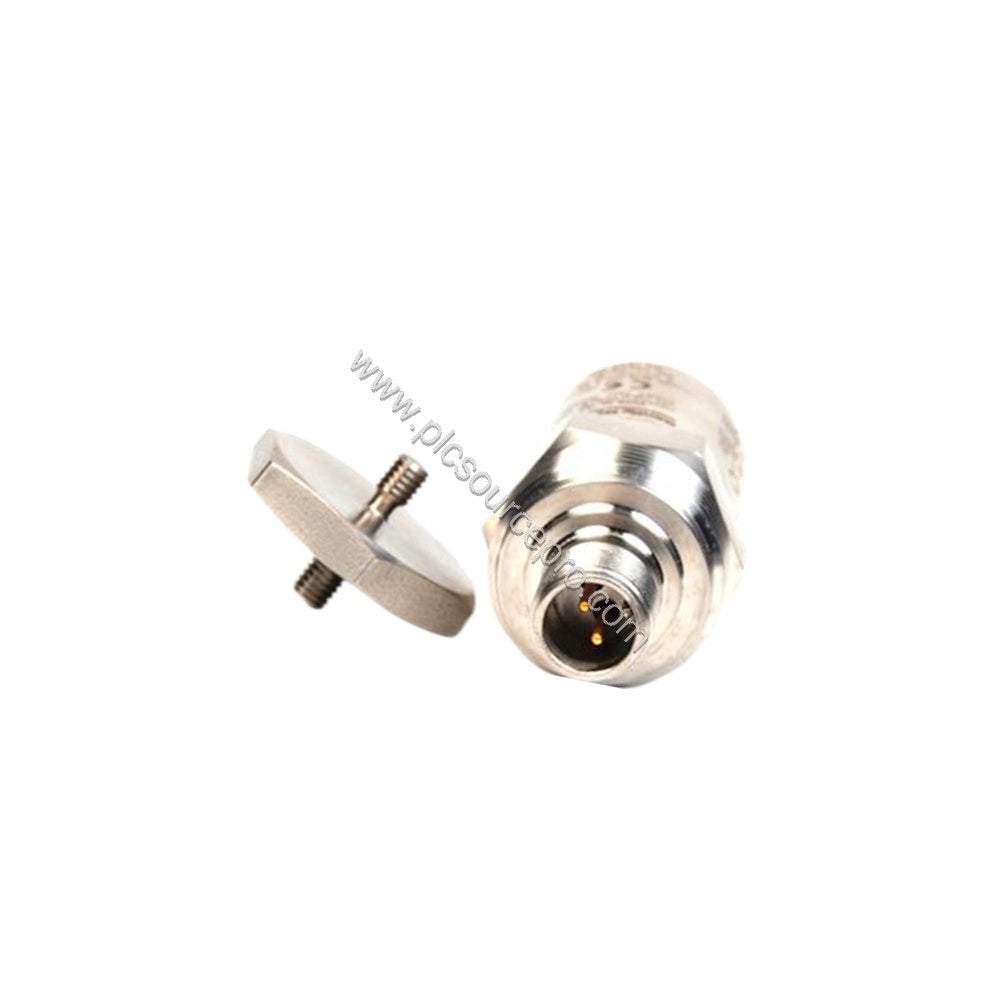 Figure 1: The Bently Nevada 190501-08-00-00 velocity transducer features a rugged stainless steel cylindrical housing with a 