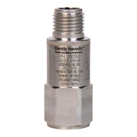 Figure 1: Front view of the Bently Nevada 200150-22-05 Industrial Automation Module showing its compact cylindrical body and 
