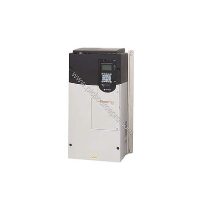 Figure 2: Close-up of the Allen-Bradley 20F1ANC302JN0NNNNN AC Drive highlighting the three-phase power terminals and air-cool