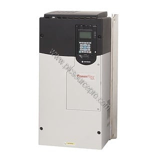 Figure 1: Front view of the Allen-Bradley 20F1ANC302JN0NNNNN PowerFlex 753 AC Drive showing its robust Frame 7 industrial enc