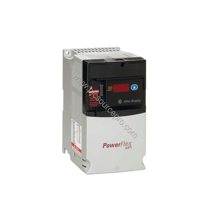 Figure 2: The Allen-Bradley 22D-B8P0H204 industrial automation module features three-phase input terminals and a dynamic brak