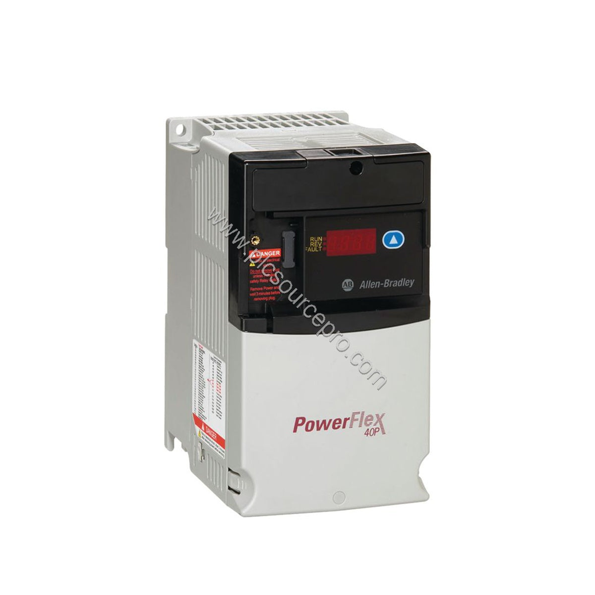 Figure 1: Front view of the Allen-Bradley 22D-D012H204 industrial automation module showing its compact enclosure and front p