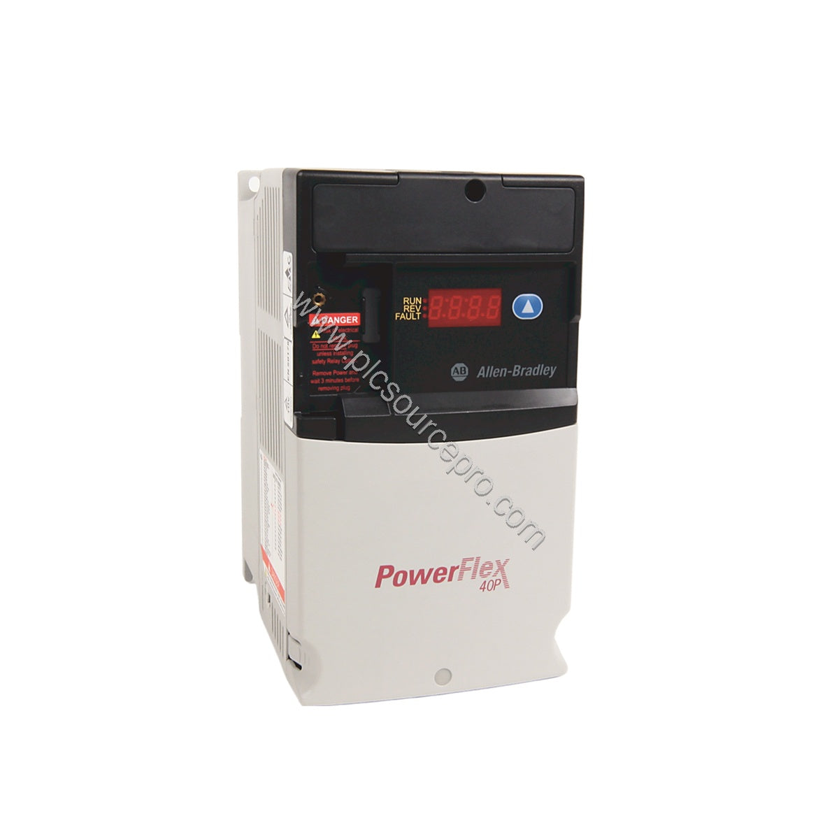 Figure 1: Front view of the Allen-Bradley 22D-D017N104 Industrial Automation Module showing its compact panel-mount enclosure