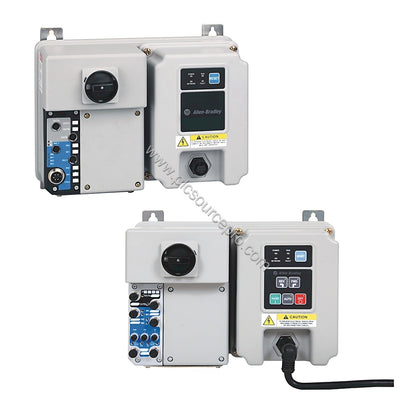 Figure 1: Front view of the Allen-Bradley 280D-F23Z-25D-RRW-3 ArmorStart Distributed Motor Controller showing its rugged IP67