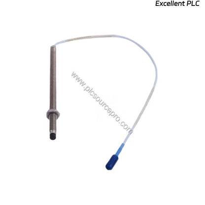 Figure 2: Close-up of the Bently Nevada 330903-00-06-05-02-CN connector and cable assembly, highlighting the miniature coaxia