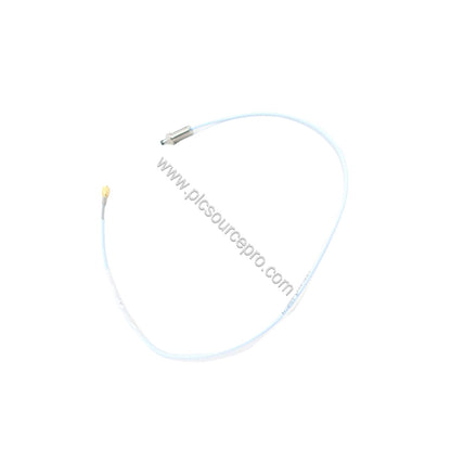Figure 2: The Bently Nevada 330906-02-12-10-02-05 probe with 1.0 meter cable, highlighting its compact design and threaded mo