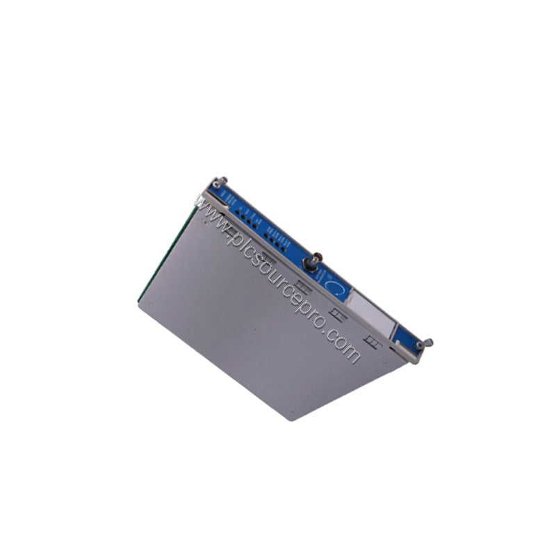 Figure 1: Front view of the Bently Nevada 3500/53-03-00 Industrial Automation Module showing its compact metal enclosure, fro