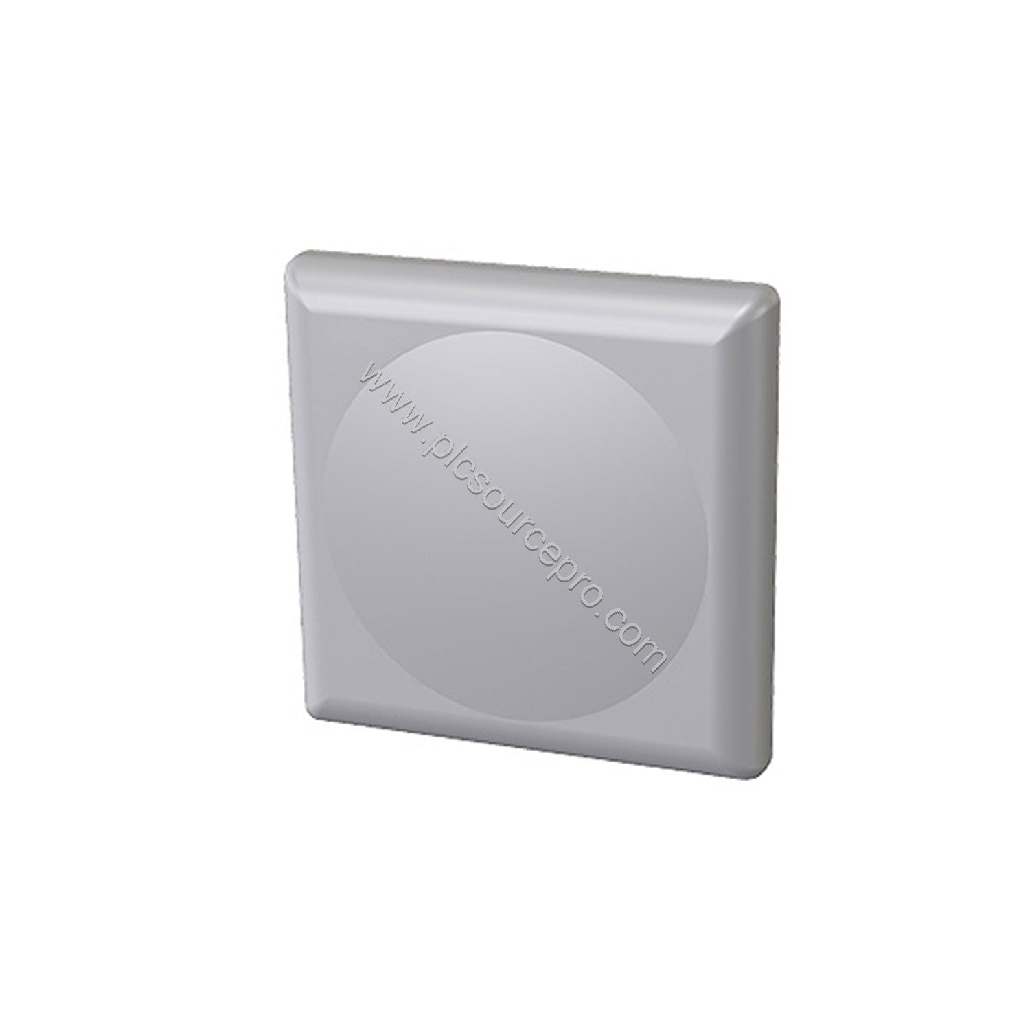 Figure 1: Front view of the Siemens 6GK5793-8DJ00-0AA0 IWLAN antenna showing its compact white enclosure and two N-type conne