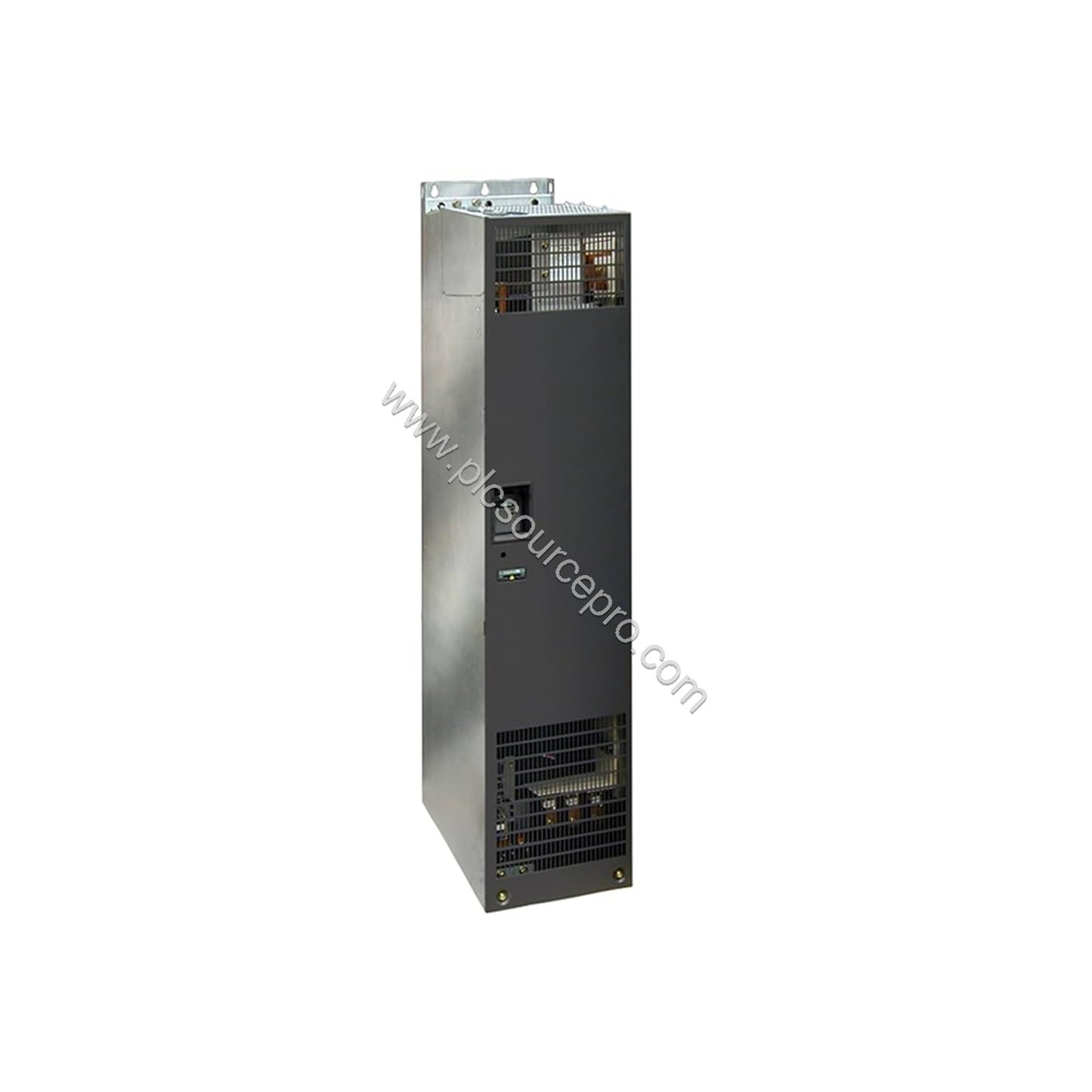 Figure 2: Side view of the Siemens 6SE6440-2UD42-0GA1 illustrating the dimensions and IP20 protective housing for industrial 