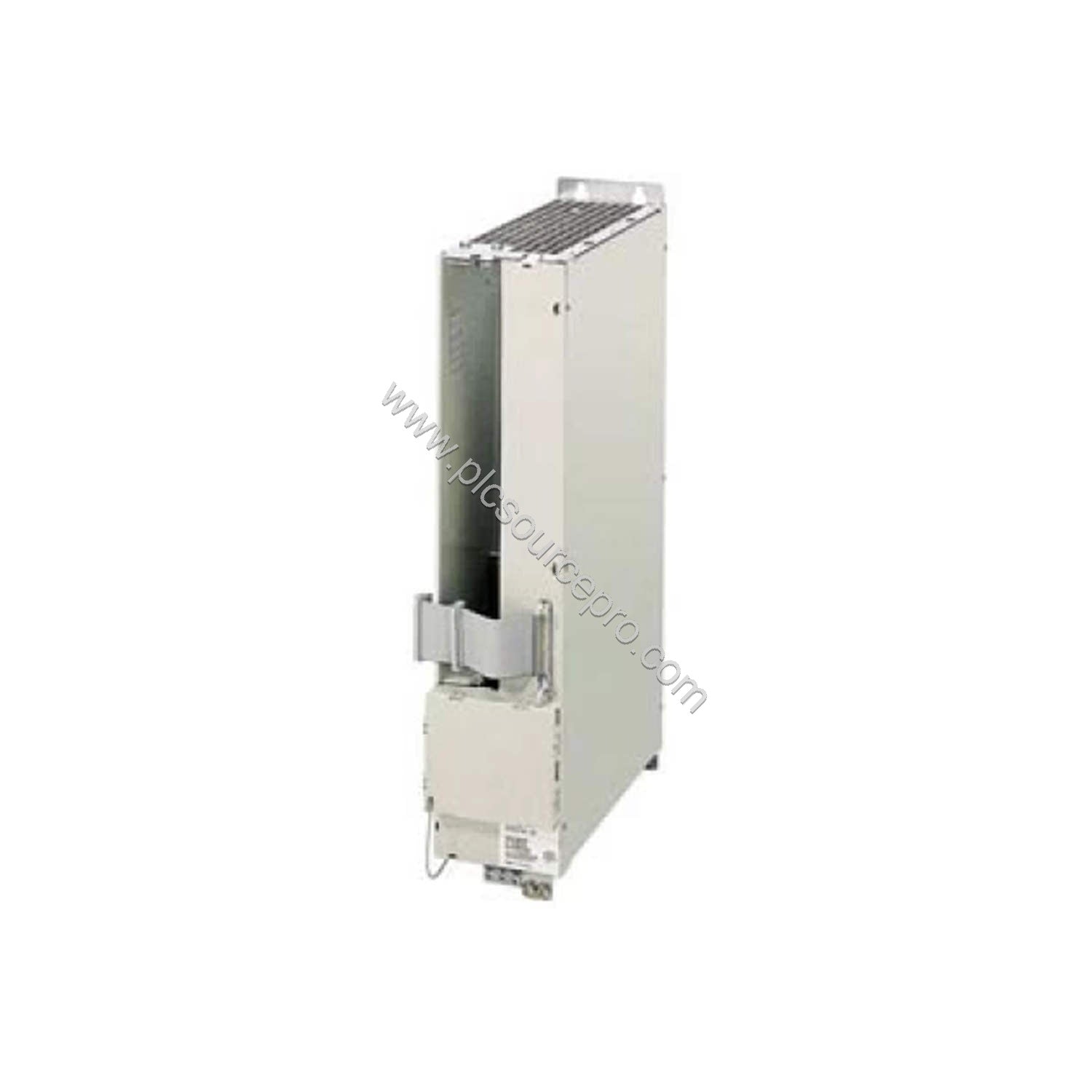 Figure 1: Front view of the Siemens 6SN1123-1AA00-0EA1 Industrial Automation Power Module showing the robust metal enclosure 