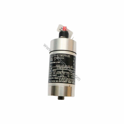 Figure 1: The Bently Nevada 9200-03-01-10-00 Industrial Automation Module, a two-wire velocity seismoprobe transducer, shown 
