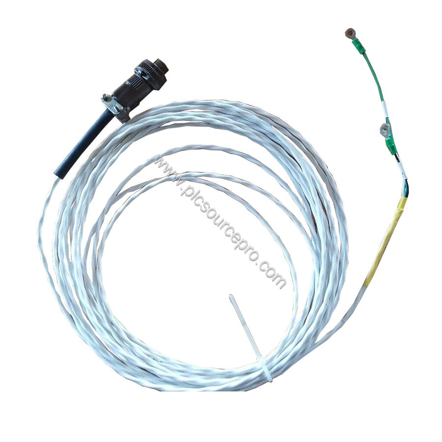 Figure 1: Front view of the Bently Nevada 9571-20 interconnect cable showing the moisture-resistant two-socket female connect