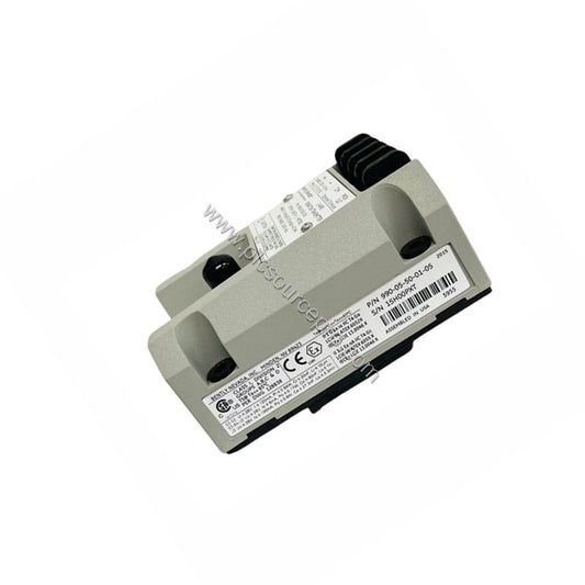 Figure 1: Front view of the Bently Nevada 990-08-70-03-00 990 Vibration Transmitter showing its compact metal enclosure with 