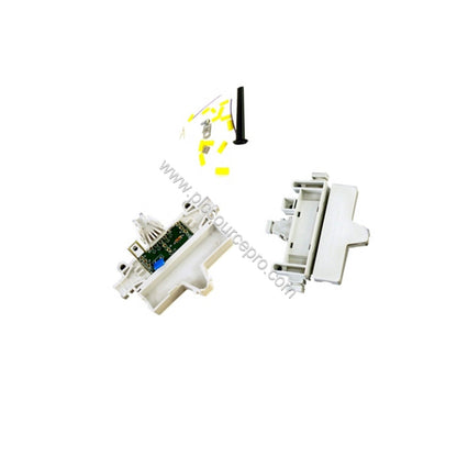 Figure 2: Side view of the Schneider 990NAD23000 junction box highlighting the passive cooling vents and mounting flanges for