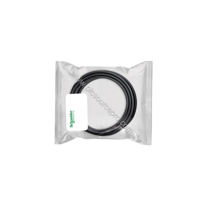 Figure 2: Close-up of the Schneider 990XCA65609 cable ends with multi-mode fiber core, engineered for reliable optical data t