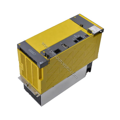 Figure 1: Front view of the FANUC A06B-6110-H015 power supply module showing its sturdy industrial housing and clearly labele