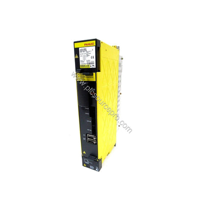 Figure 1: Front view of the FANUC A06B-6124-H209 servo amplifier module showing its compact industrial enclosure and status i