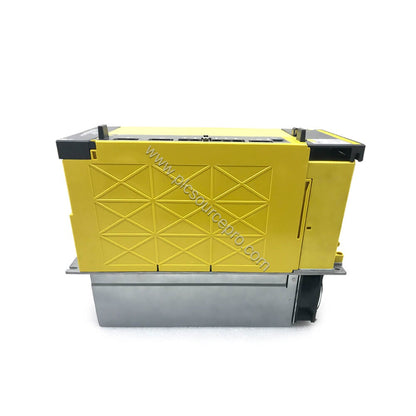 Figure 1: Front view of the FANUC A06B-6250-H045 servo amplifier module showing its industrial enclosure and status indicator