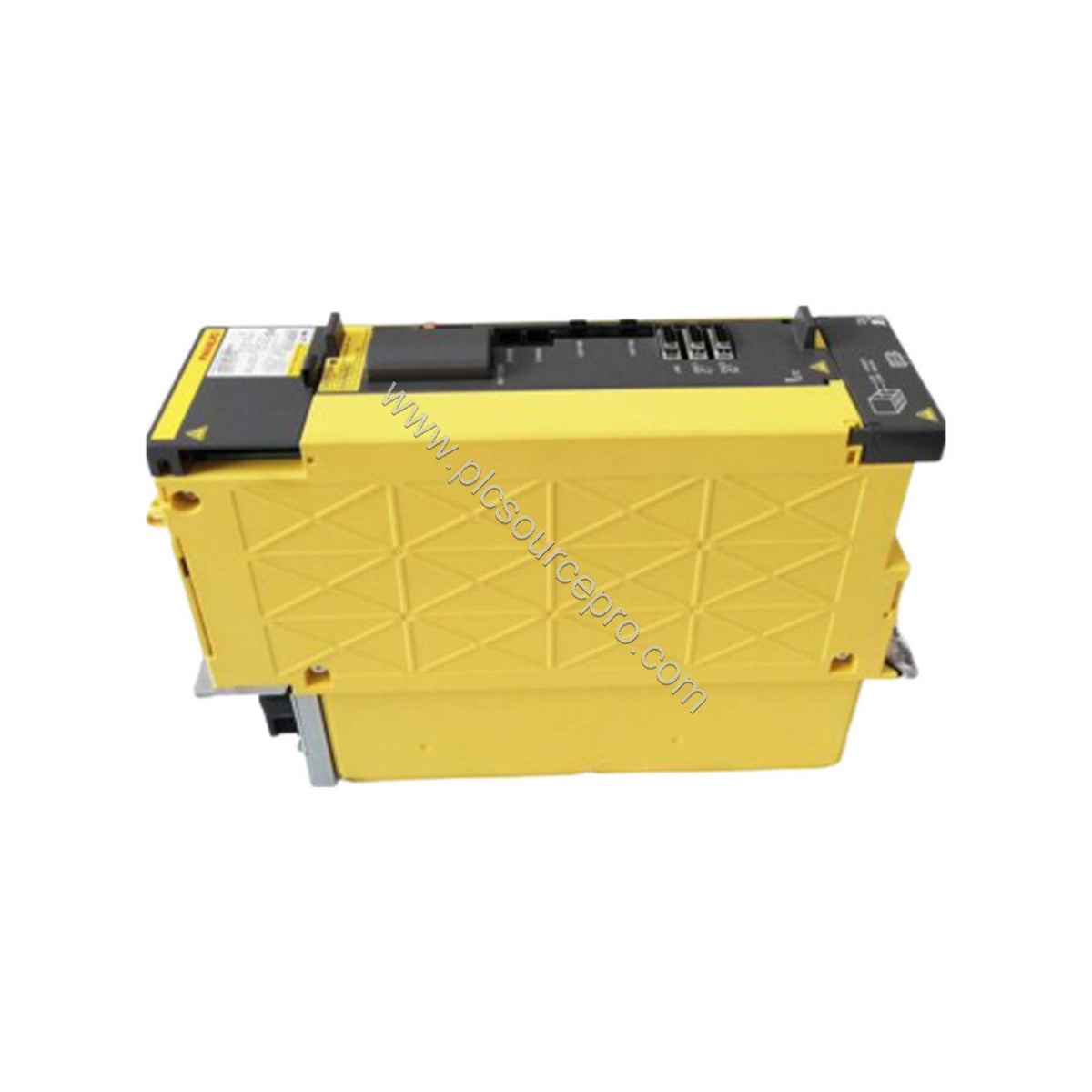 Figure 1: Front view of the FANUC A06B-6290-H209 servo amplifier module showing its robust industrial enclosure and status in