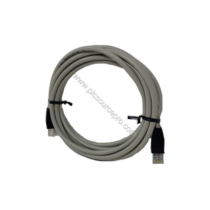 Figure 1: Front view of the Schneider ABFM16H300 cabled connector showing its HE10 interface and 3-meter shielded cable for r
