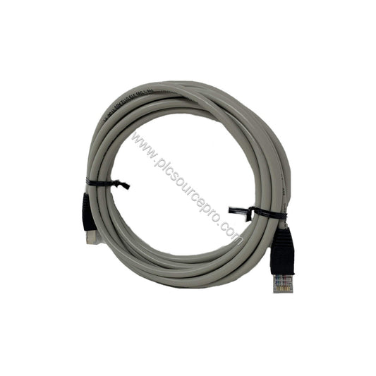 Figure 1: Front view of the Schneider ABFM16H300 cabled connector showing its HE10 interface and 3-meter shielded cable for r