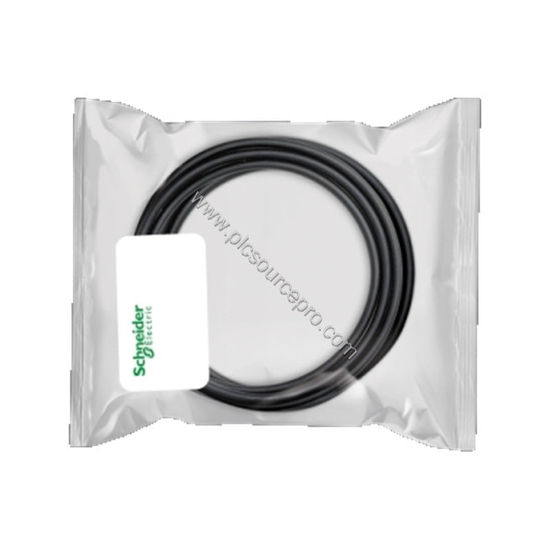 Figure 1: The Schneider ABFM16S201 cabled connector with a 2-meter shielded cable and two SUB-D connectors designed for Modic