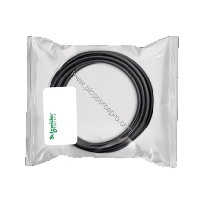Figure 1: The Schneider ABFM16S201 cabled connector with a 2-meter shielded cable and two SUB-D connectors designed for Modic
