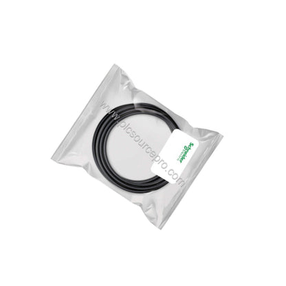 Figure 1: Front view of the Schneider ABFS16H200 connecting cable showing its 2-meter length and HE-16 connectors for Modicon