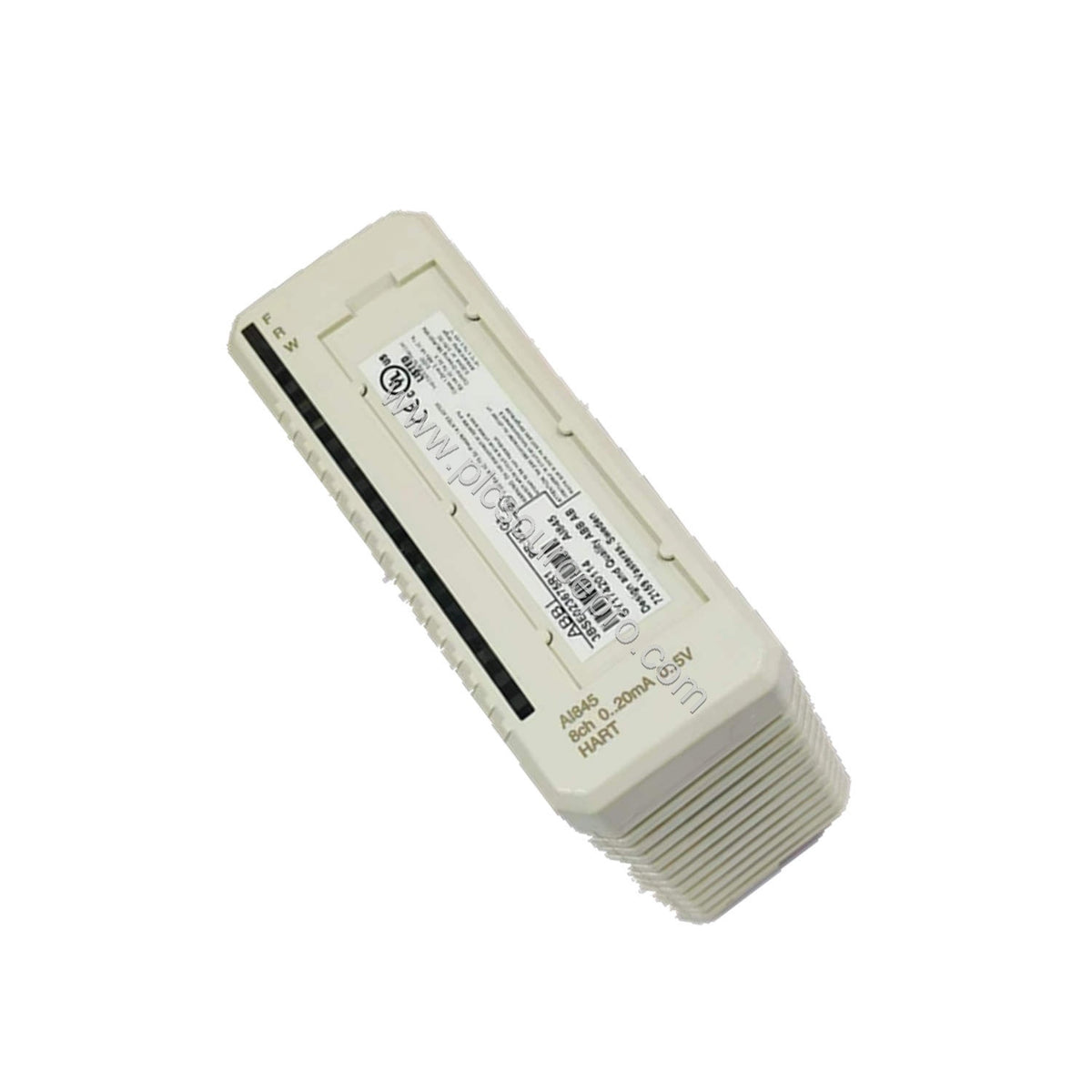 Figure 2: The ABB AI845 module with its 8-channel terminal layout and HART pass-through capability, ideal for redundant contr