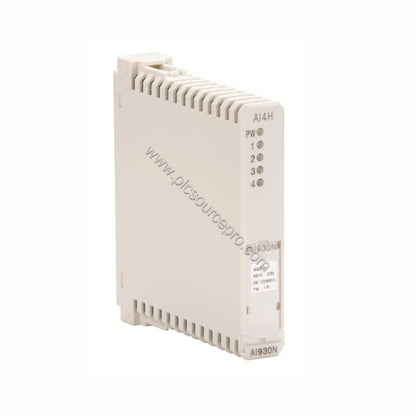 Figure 1: Front view of the ABB AI930N Industrial Automation Module showing its compact enclosure and terminal layout for ana