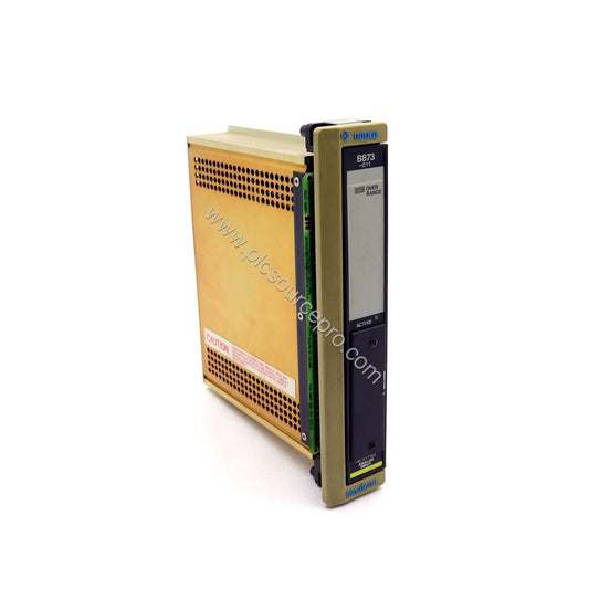 Figure 1: Front view of the Schneider AS-B872-002 Industrial Automation Module showing its compact enclosure with LED indicat