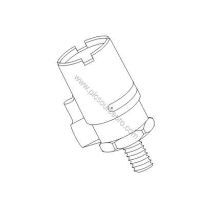 Figure 1: Front view of the Bently Nevada BA42608-03-03 IP65 velocity transducer housing, showing its robust metallic constru