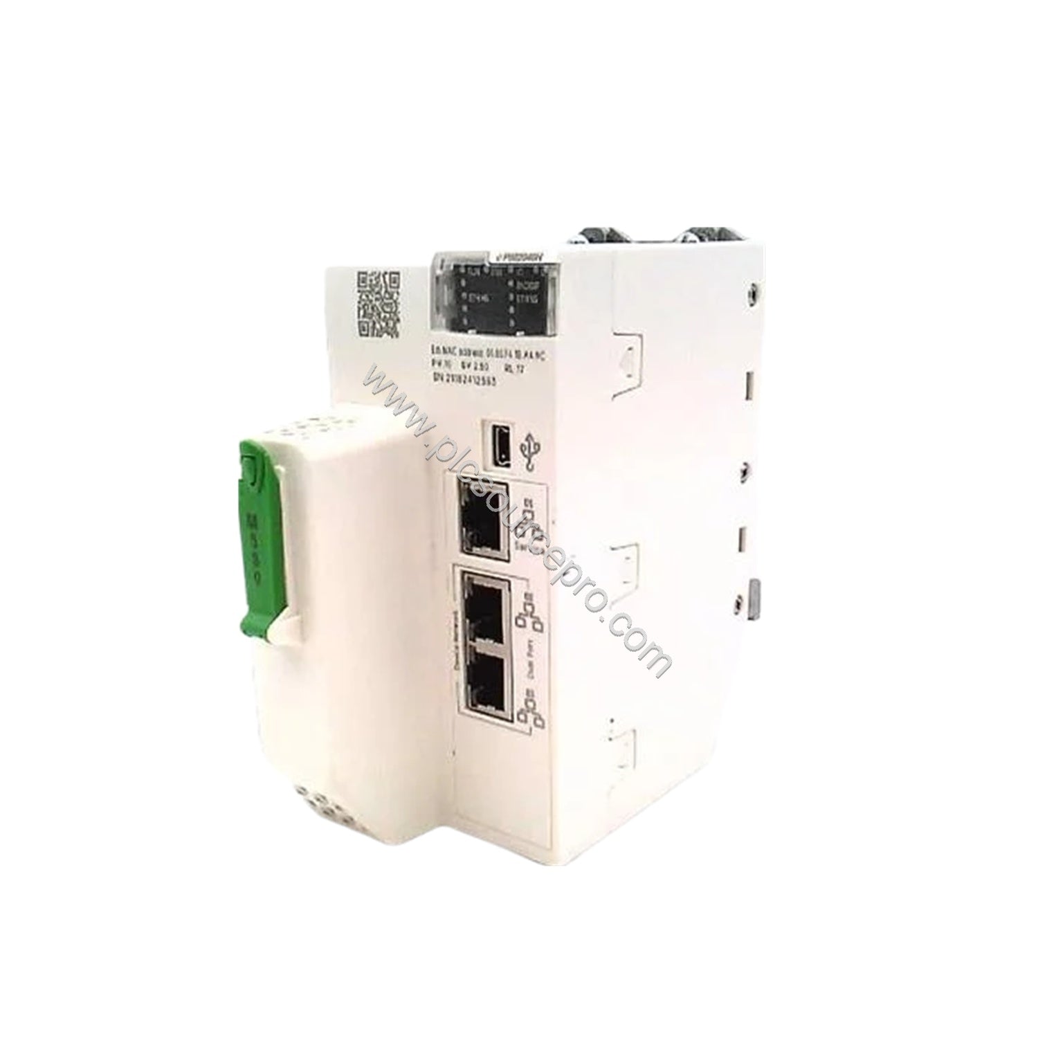 Figure 1: Front view of the Schneider BMEP582040H Modicon M580 processor module showing its compact industrial enclosure and 