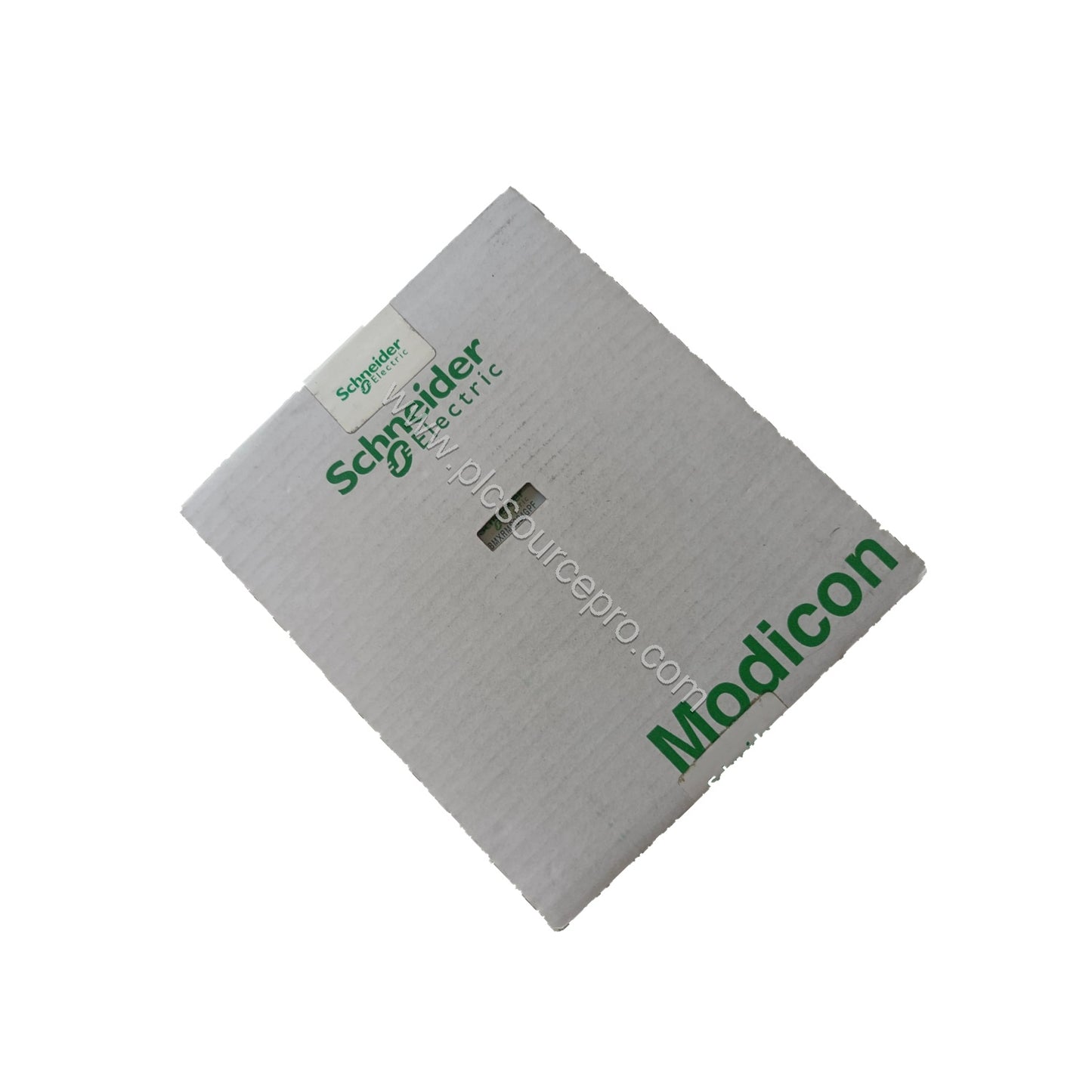 Figure 2: The Schneider BMXRMS008MPF memory card inserted into a Modicon M340 processor slot, illustrating the 16 MB storage 