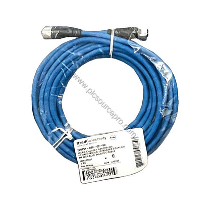 Figure 2: Close-up of the Bently Nevada 200151-40-03-00 cable connector highlighting the IP67 sealed molded design and nickel