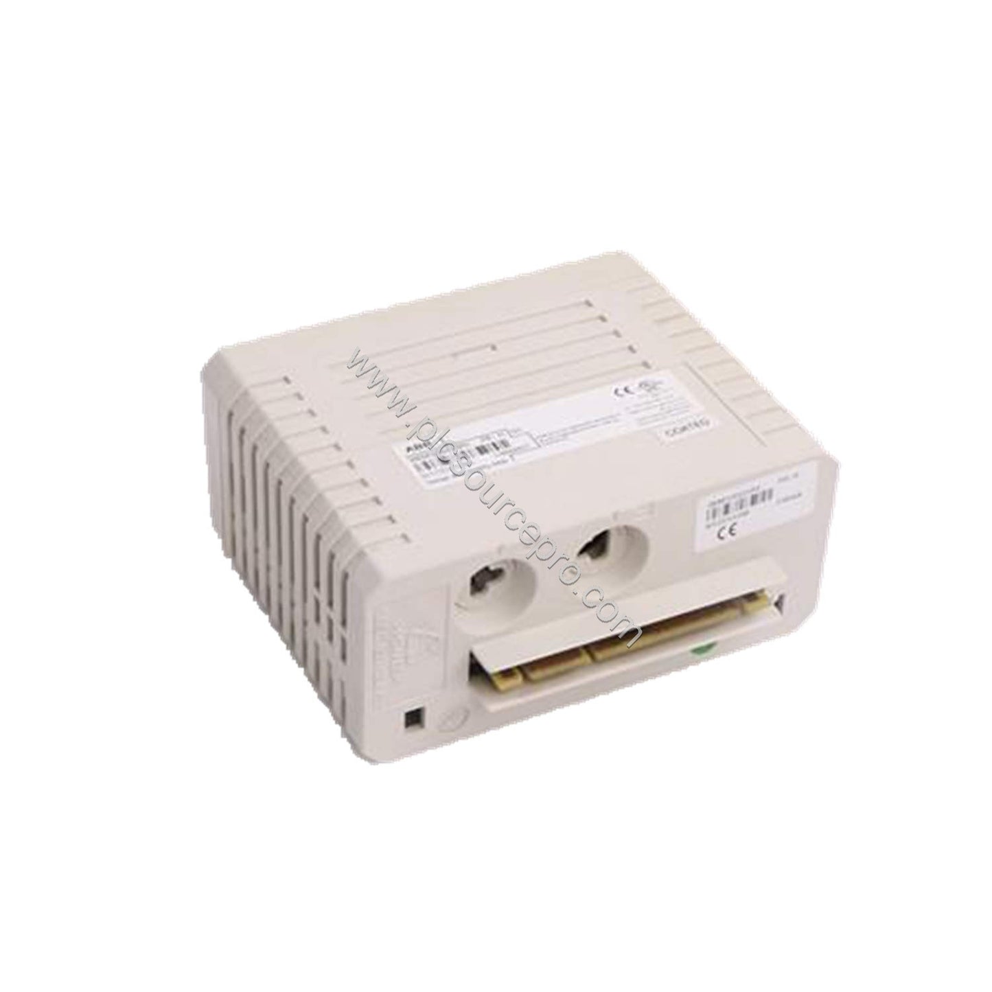 Figure 1: Front view of the ABB CI854A PROFIBUS-DP/V1 Interface Module showing its compact industrial enclosure and two PROFI